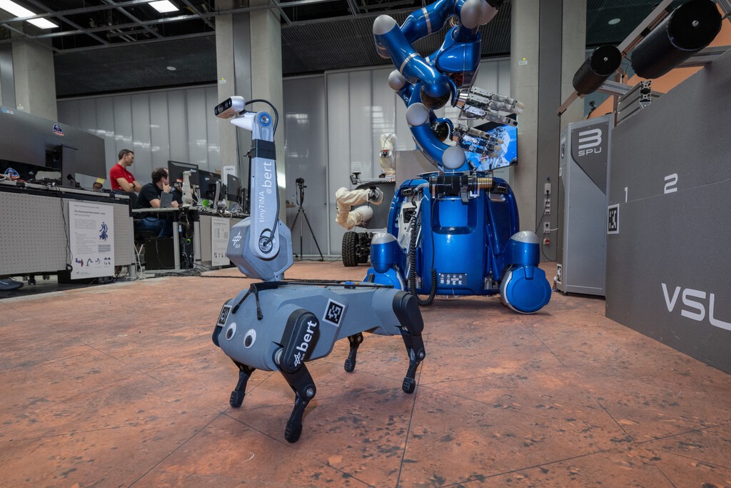 Alemania cree que este perro robot puede ser el próximo Ingenuity. Un astronauta lo ha controlado desde el espacio