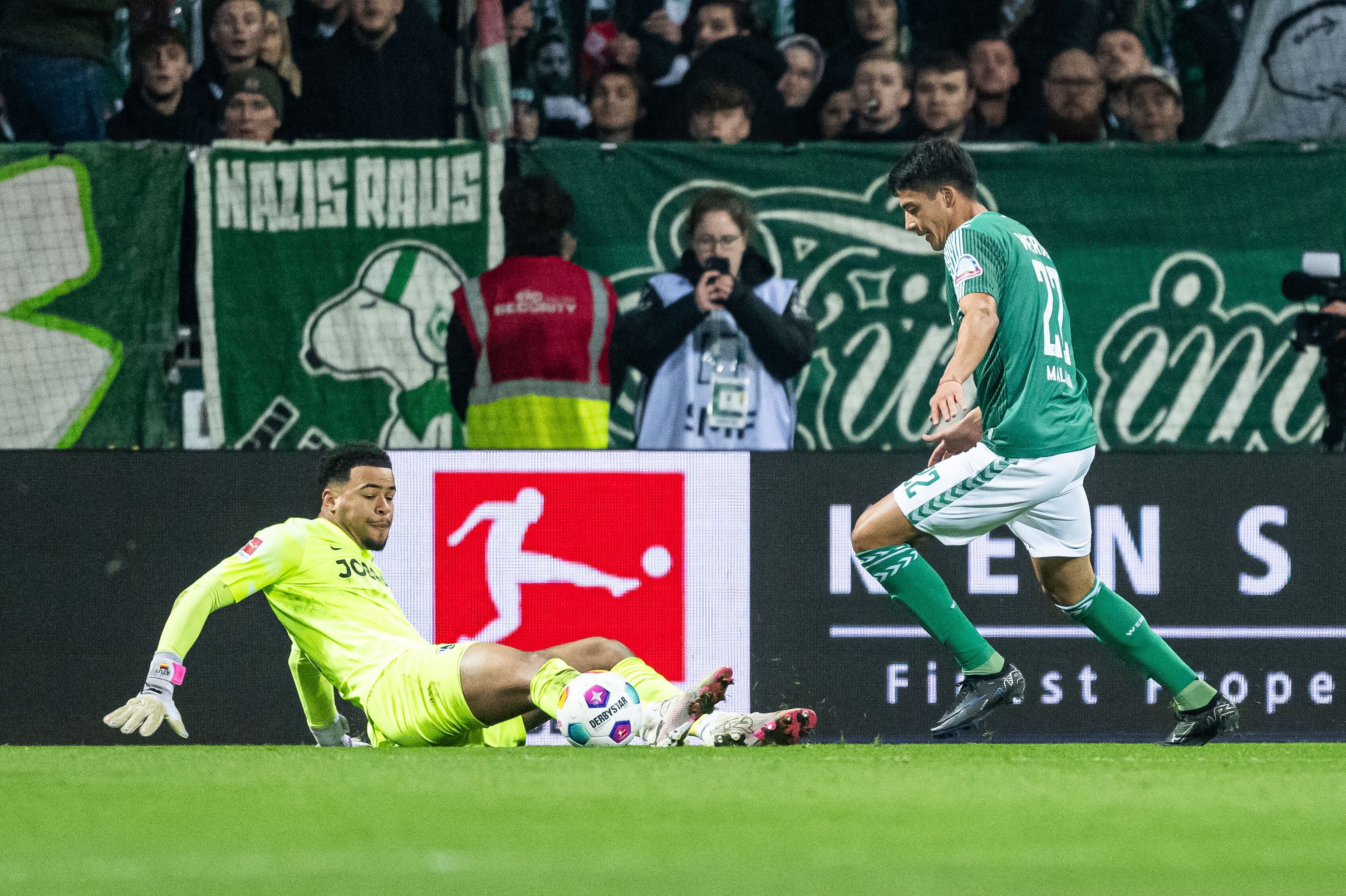 Julian Malatini anotó un gol para Werder Bremen