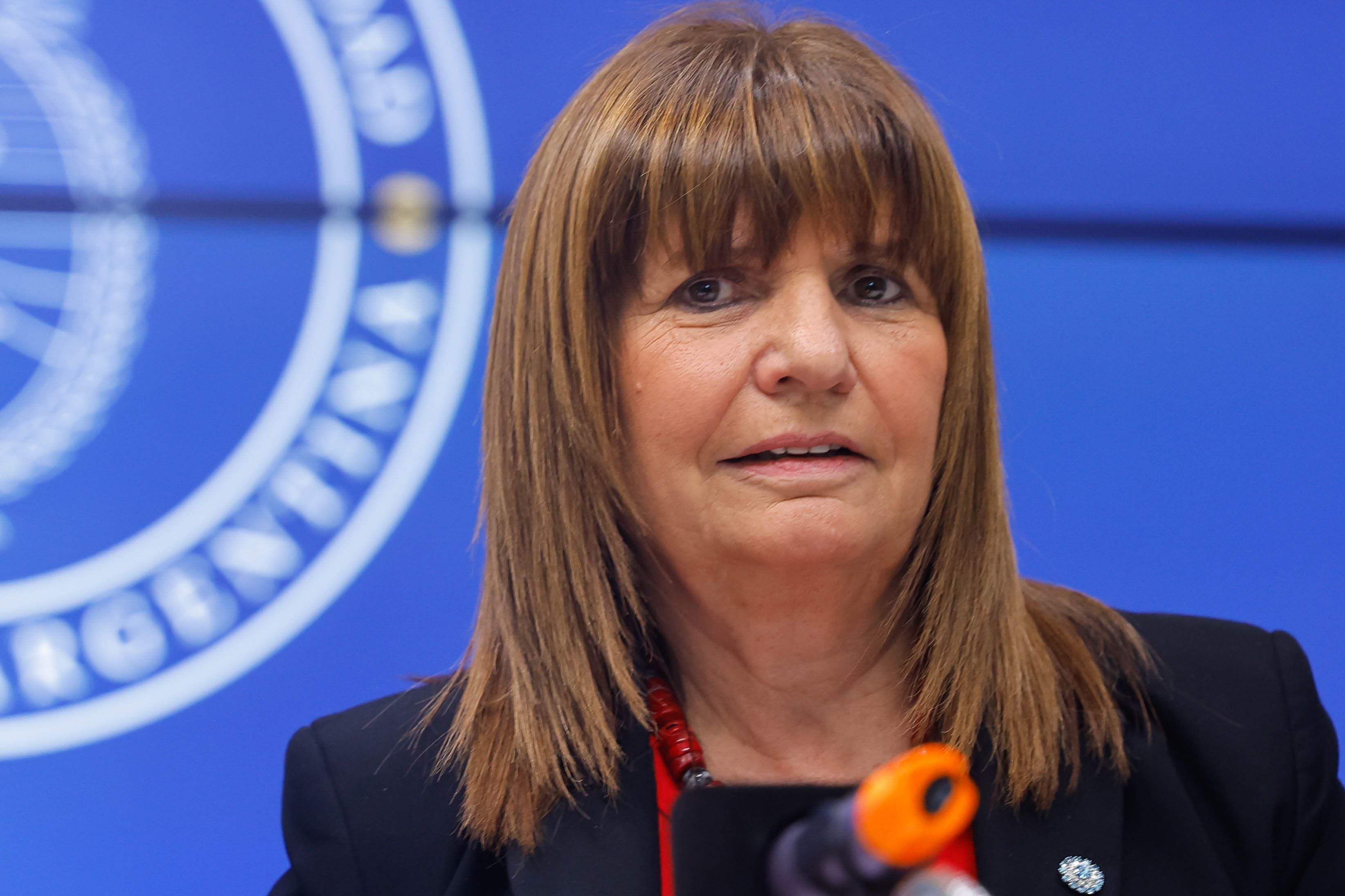 Patricia Bullrich, ministra de Seguridad de la Nación. (EFE/ Juan Ignacio Roncoroni) 