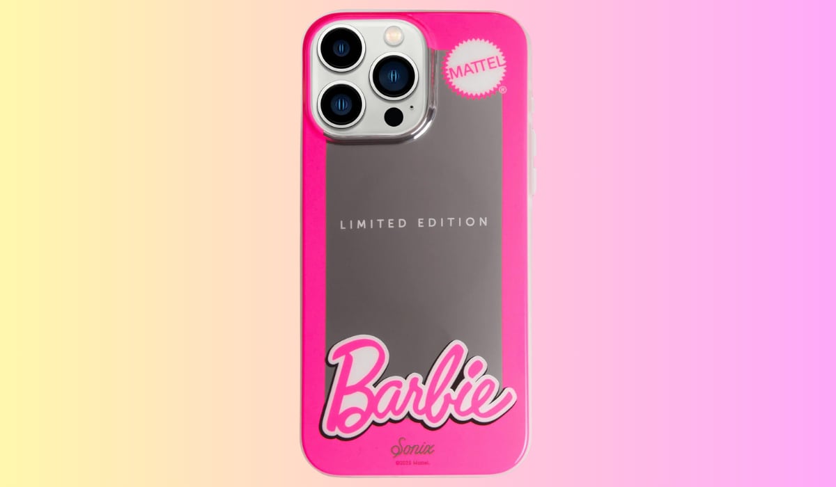 Ejemplo de un dispositivo con una carcasa que hace referencia a la franquicia de muñecas Barbie. (Amazon/Sonix)