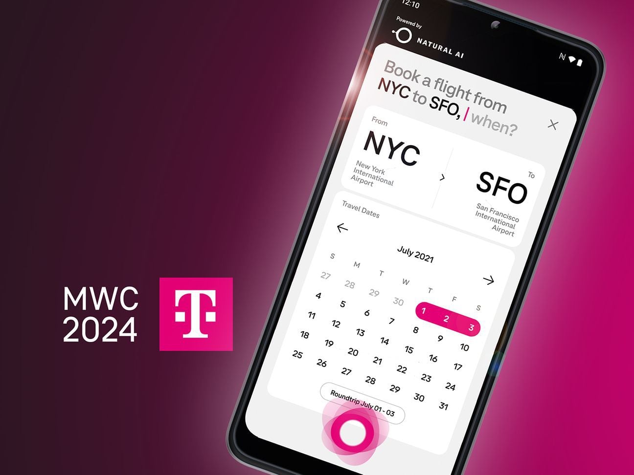 Prototipo del móvil desarrollado por Deutsche Telekom presentado en el Mobile World Congress (MWC) 2024. (Tomado de Deutsche Telekom)