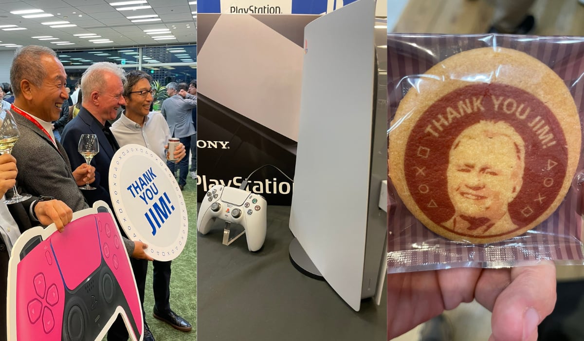 Jim Ryan decidió abandonar PlayStation luego de 30 años de trabajo y en su fiesta de despedida Sony le regaló una consola única en su tipo. (@InstallBase)