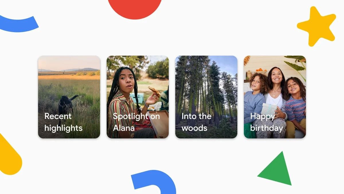Función "Highlights" de Google Fotos. (Google)