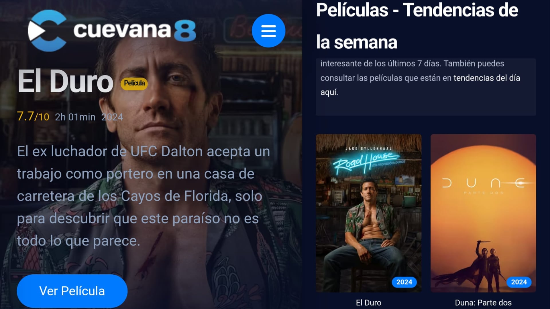 Cuevana en móviles es indispensable para ver películas y series gratis. (Composición Infobae)