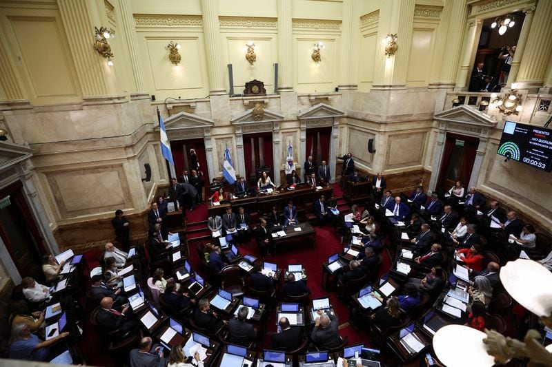 Los votos en el Senado están muy ajustados y el escenario es incierto (REUTERS)