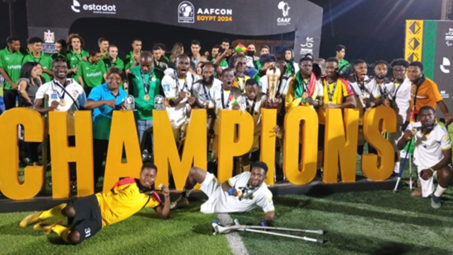 Ghana se consagró en la Copa Africa de fútbol de amputados