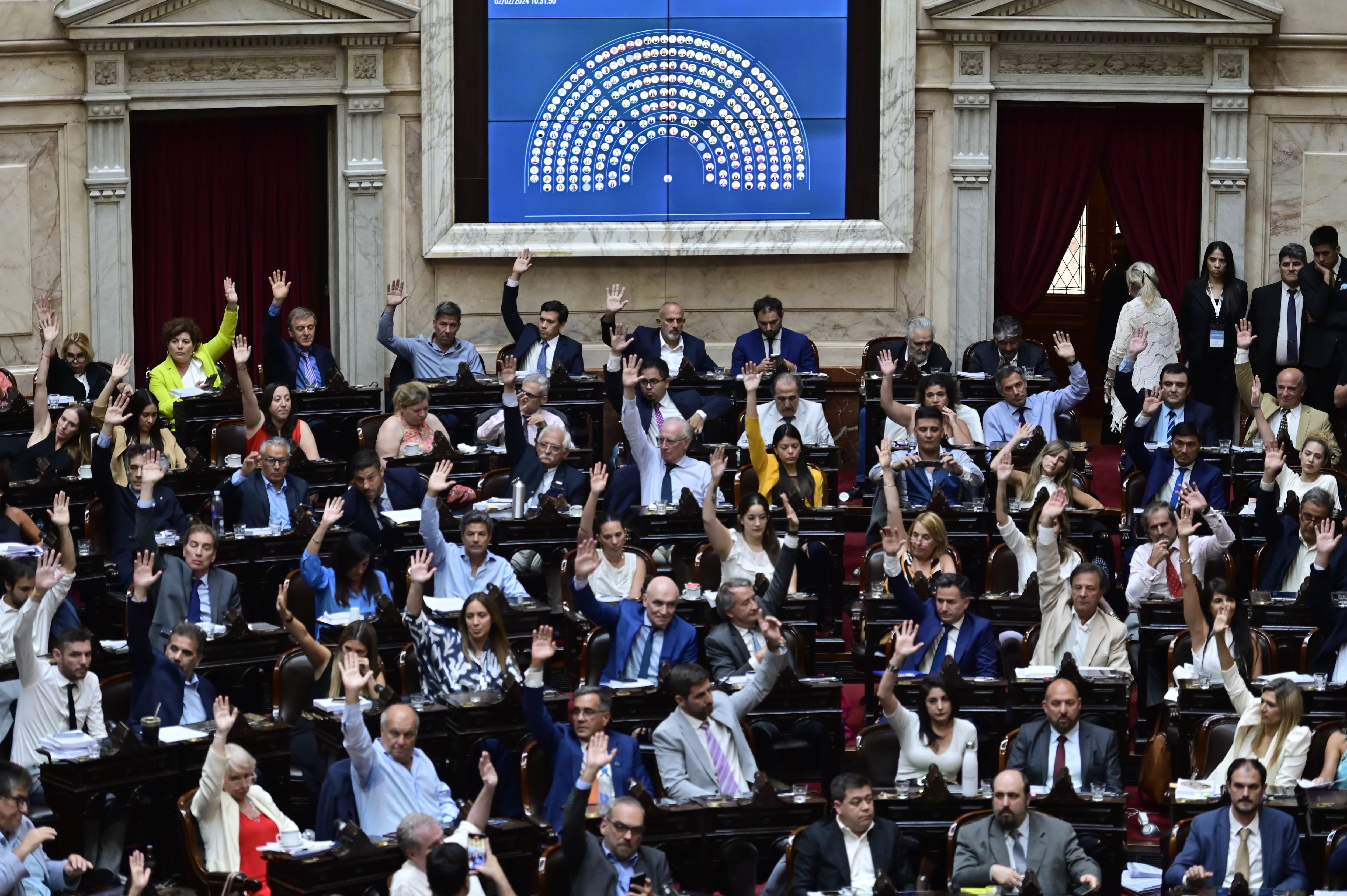 Debate de la Ley Bases - EFE/ Matías Martín Campaya 