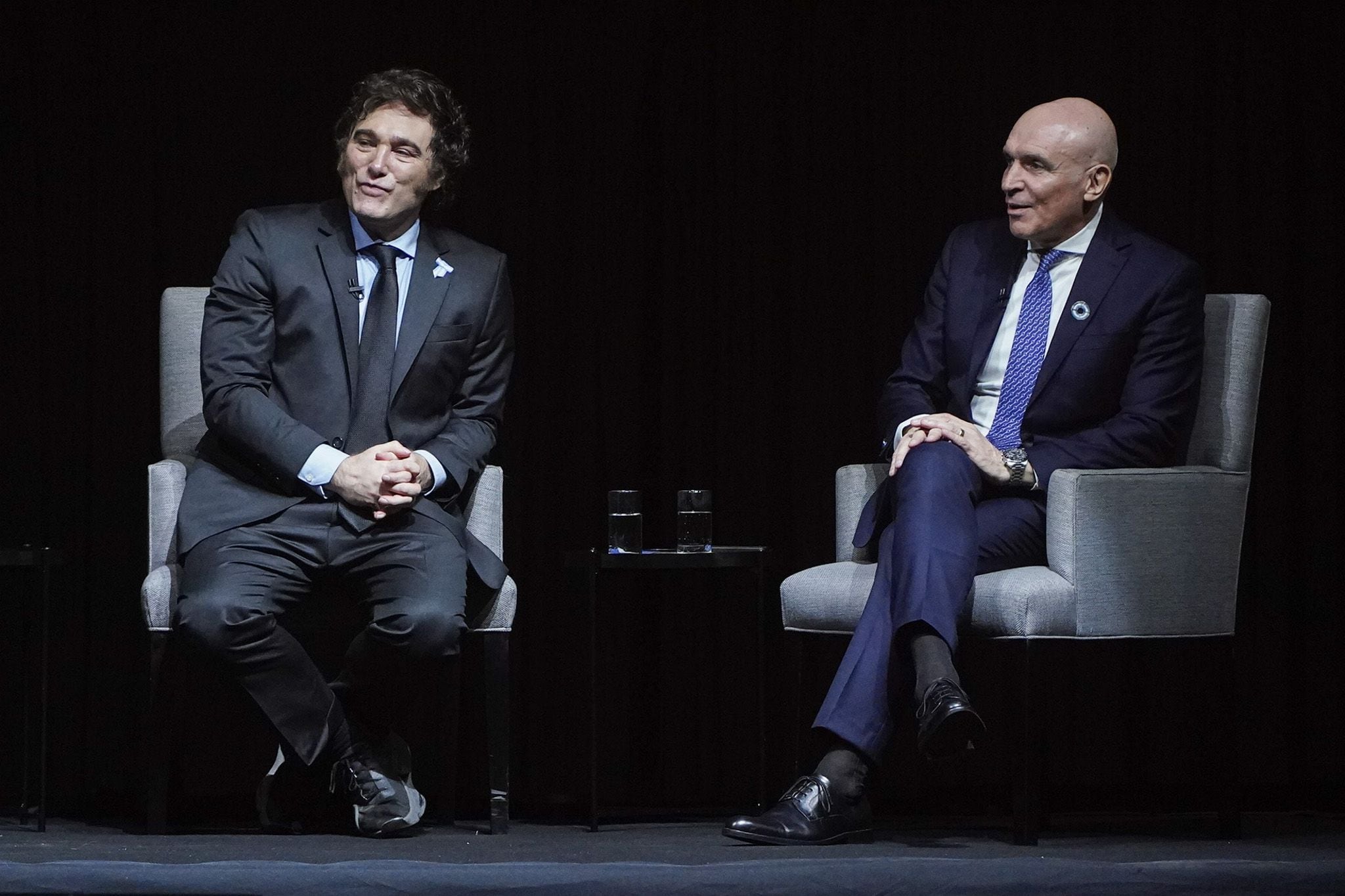 Presentación libro de Javier Milei en el Luna Park