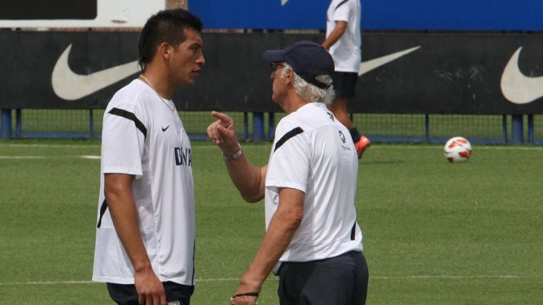 Chiqui Pérez y Carlos Bianchi en Boca Juniors