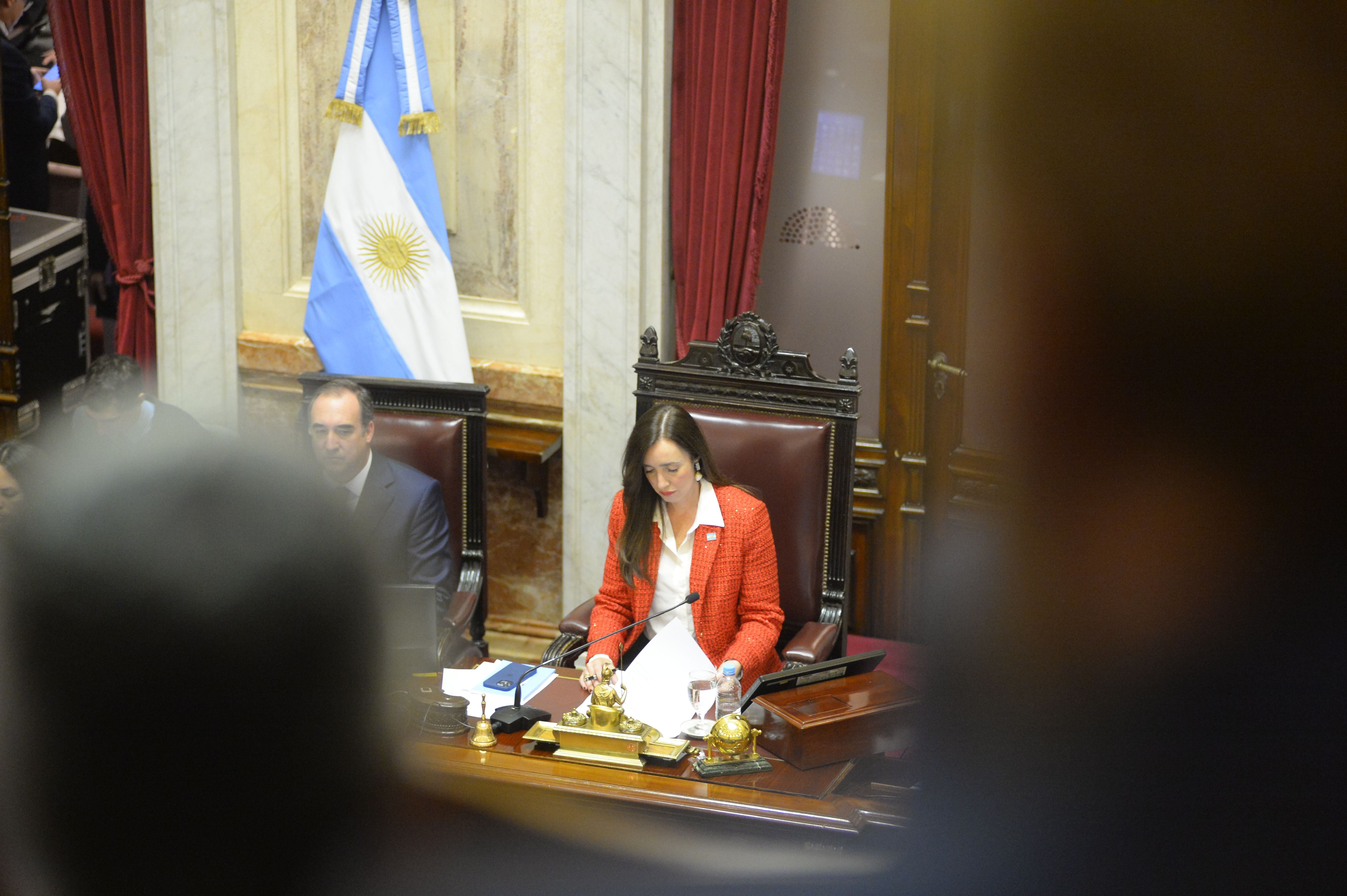 Nicolás Posse expone en el senado