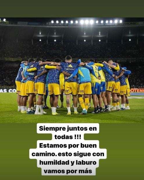 posteo marcos rojo tras la derrota de boca con estudiantes