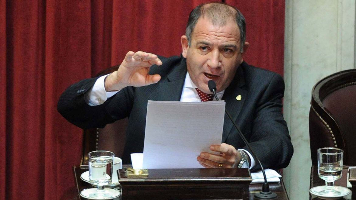 El jefe del Pro en el Senado, Luis Juez (Télam)