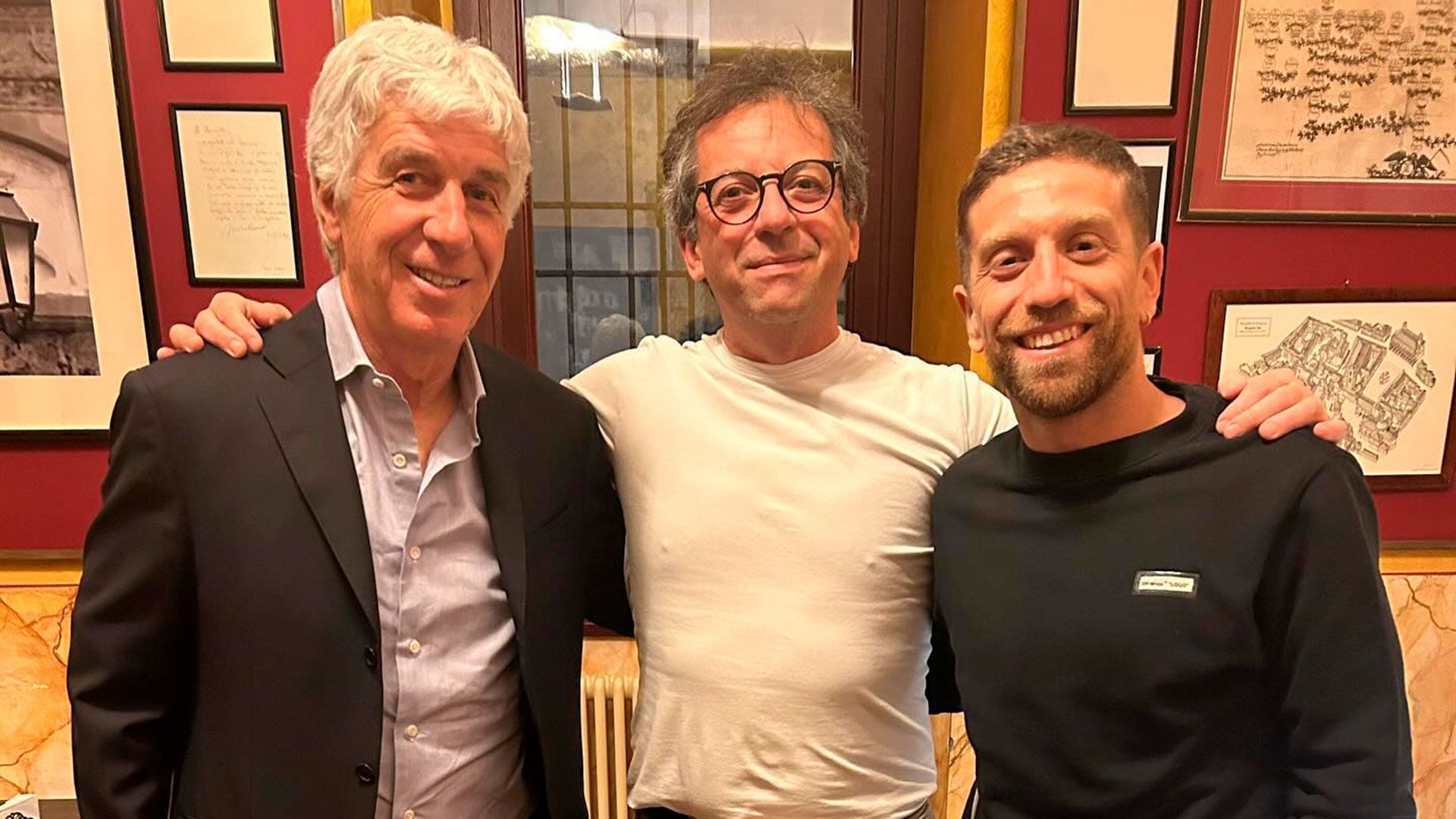 El reencuentro de Papu Gómez y su ex entrenador Gasperini