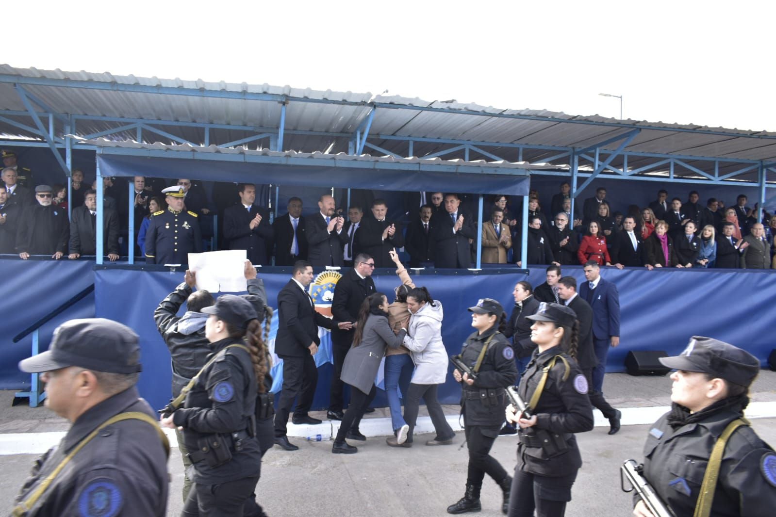 Protesta Gildo Insfrán 25 de Mayo