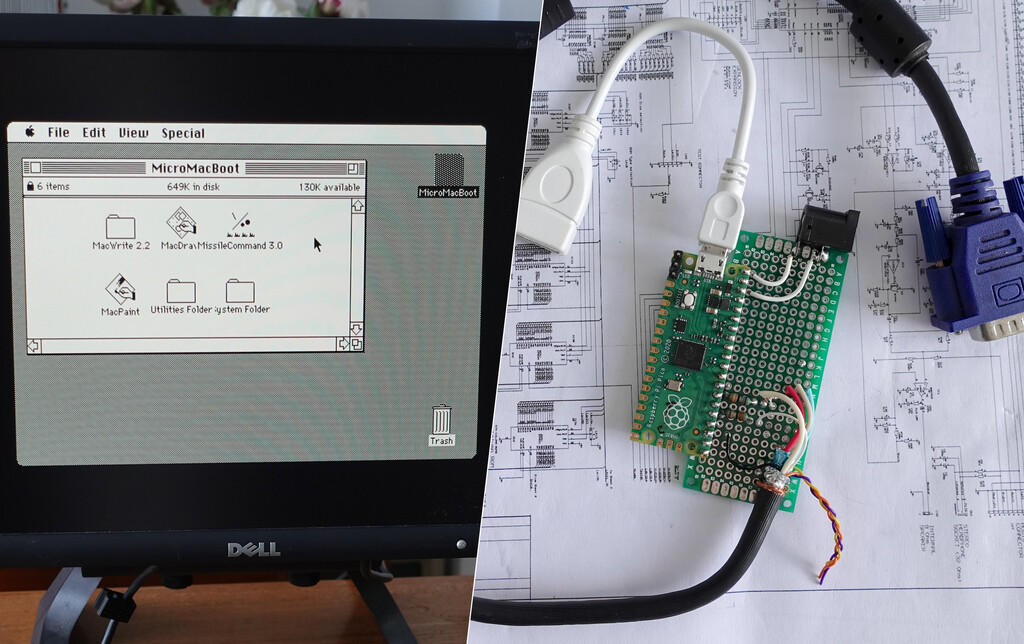 Alguien ha utilizado una Raspberry Pi de menos de 10 euros para un estupendo proyecto: crear su propio Macintosh original 