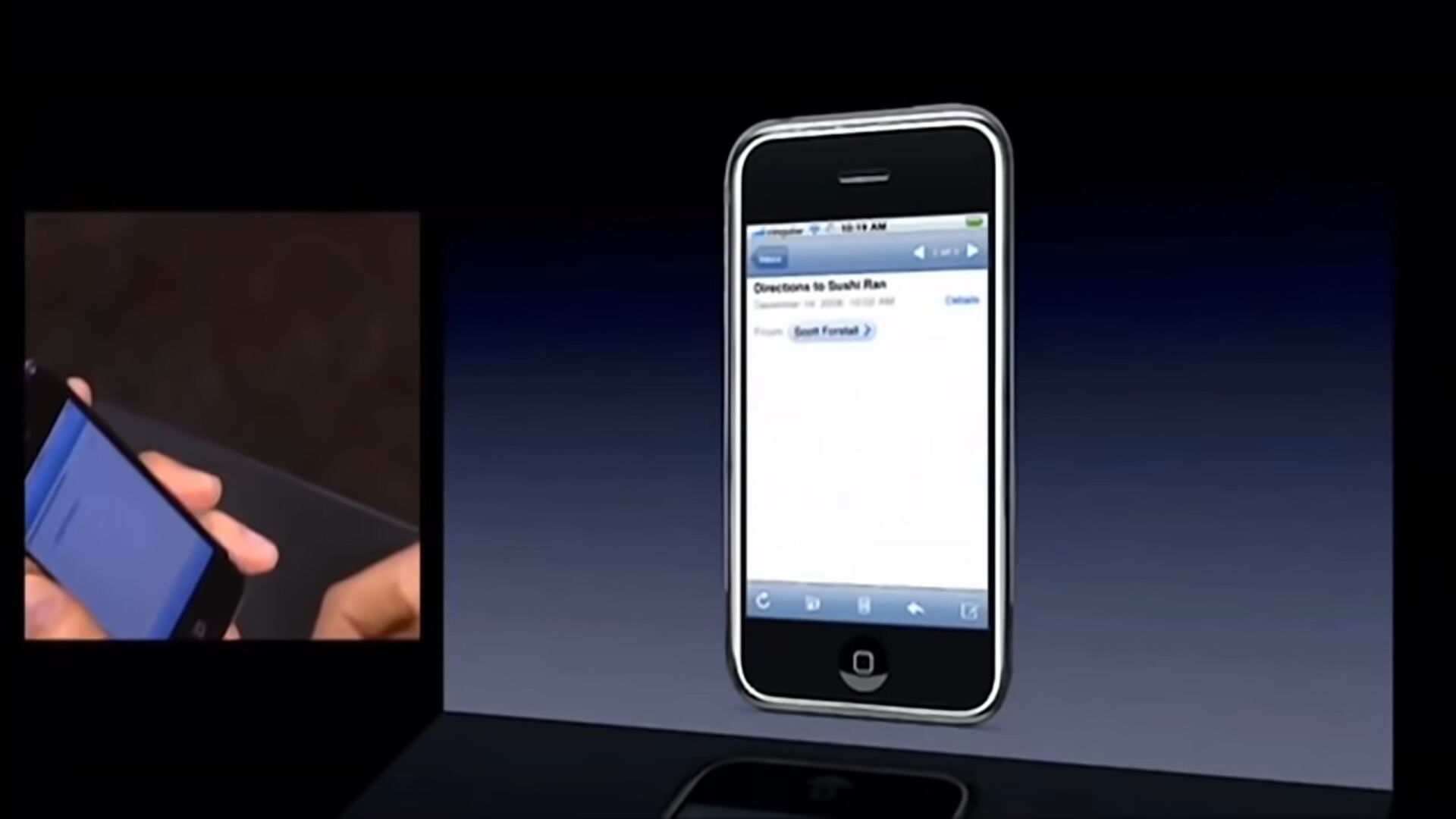 El primer iPhone se lanzó en 2007. (YouTube)