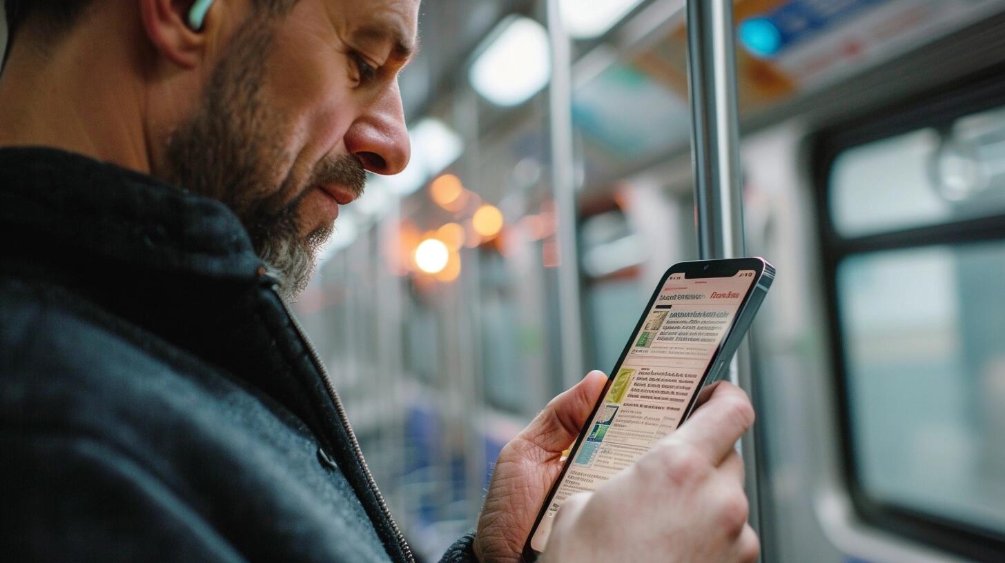 Un individuo navegando por noticias actuales en una tableta o smartphone, ilustrando la forma moderna de mantenerse informado. La imagen destaca la relevancia de los dispositivos móviles en la difusión de información y cómo estos han transformado la manera en que accedemos a noticias y medios digitales, ofreciendo una ventana al mundo en tiempo real a través de internet. (Imagen ilustrativa Infobae)