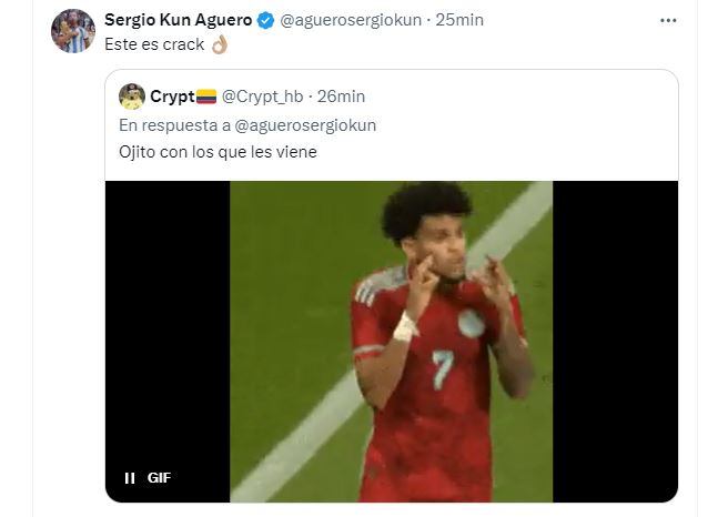 kun aguero en redes argentina chile