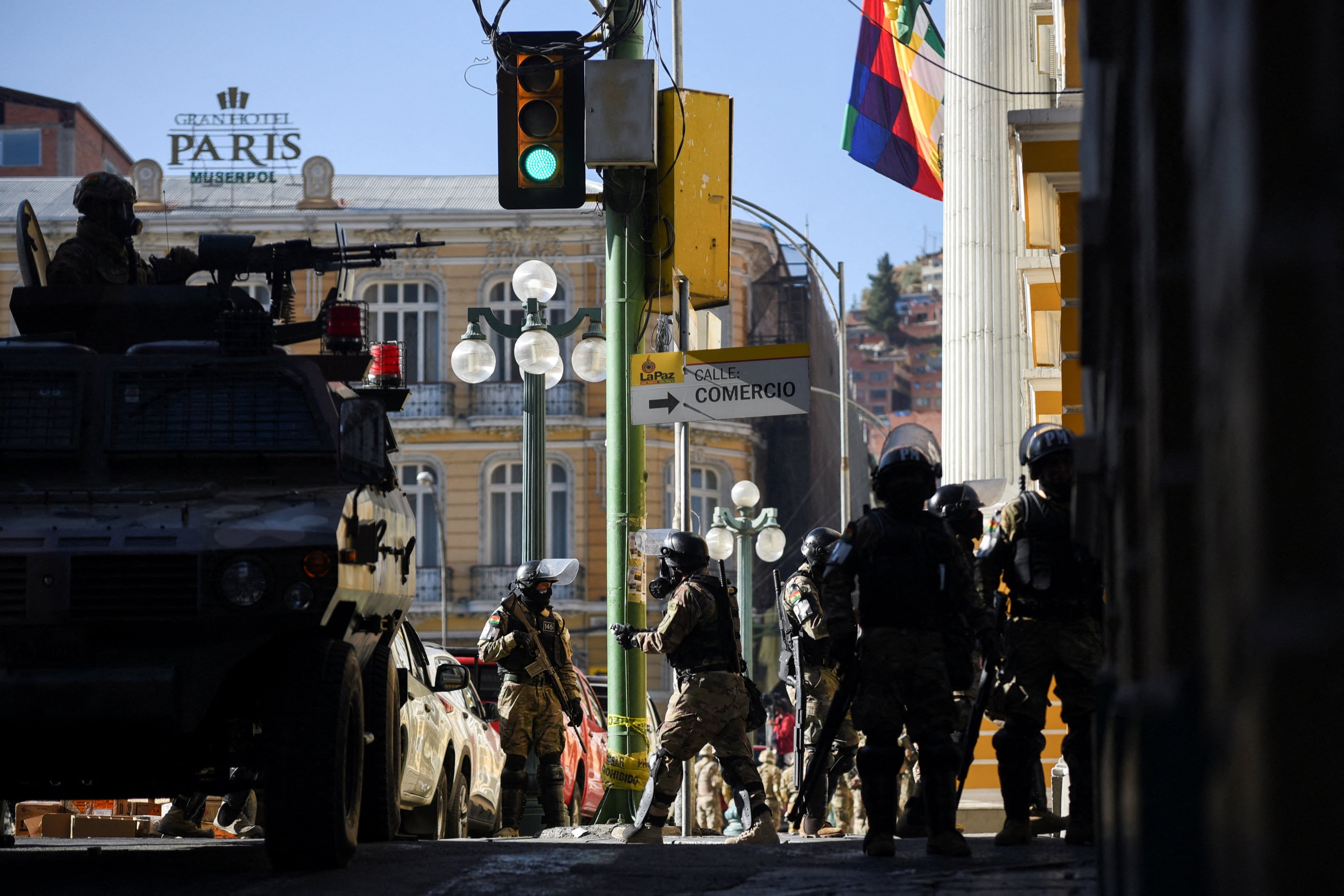 Un sector del ejército se levantó contra Luis Arce en Bolivia (Reuters)