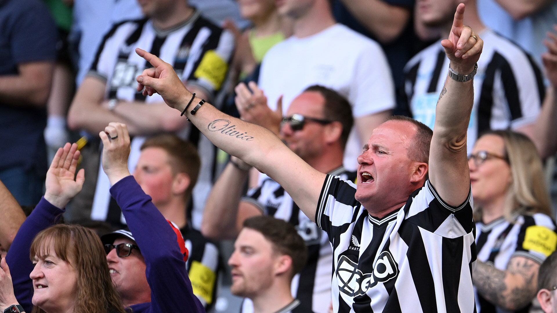 Newcastle hinchada