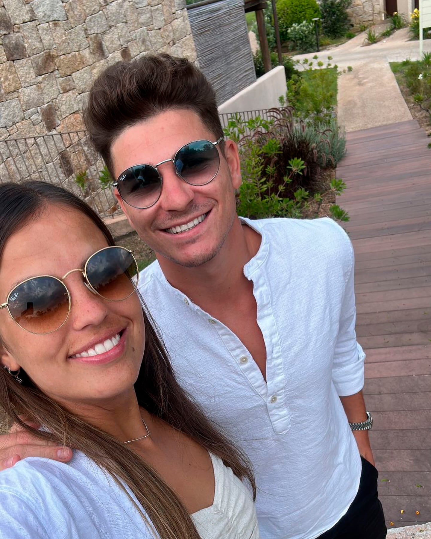 Julián Álvares saludó a su novia por el cumpleaños