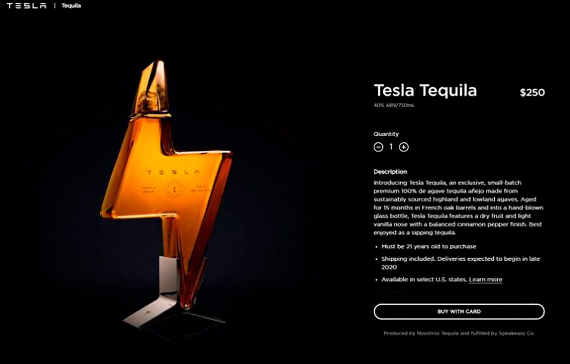 Tesla Tequila Elon Musk