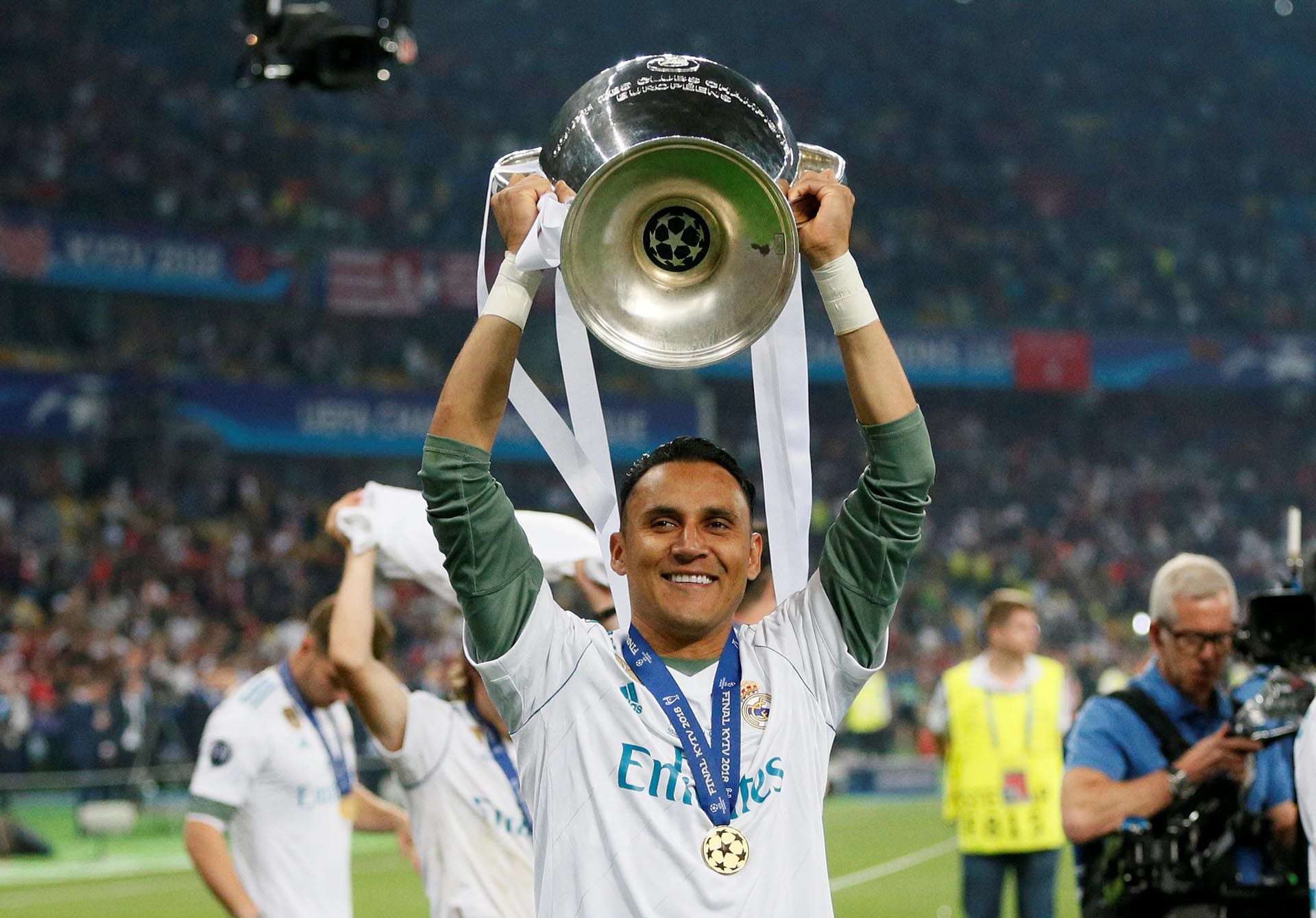 Navas levantó tres Champions League con el Real Madrid (REUTERS/Gleb Garanich)