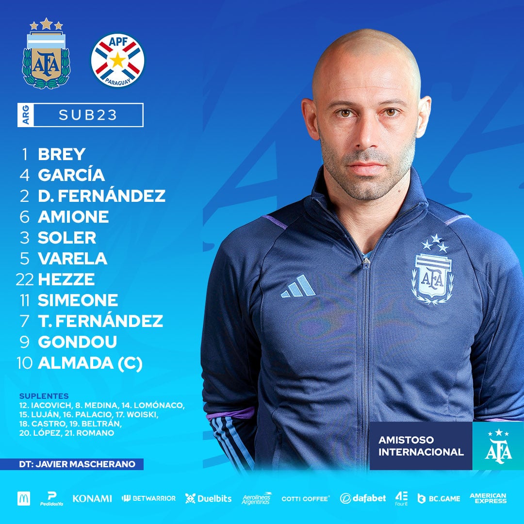 Argentina Paraguay Sub 23