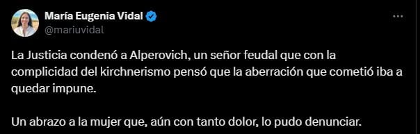 repercusión política por la condena a Alperobich