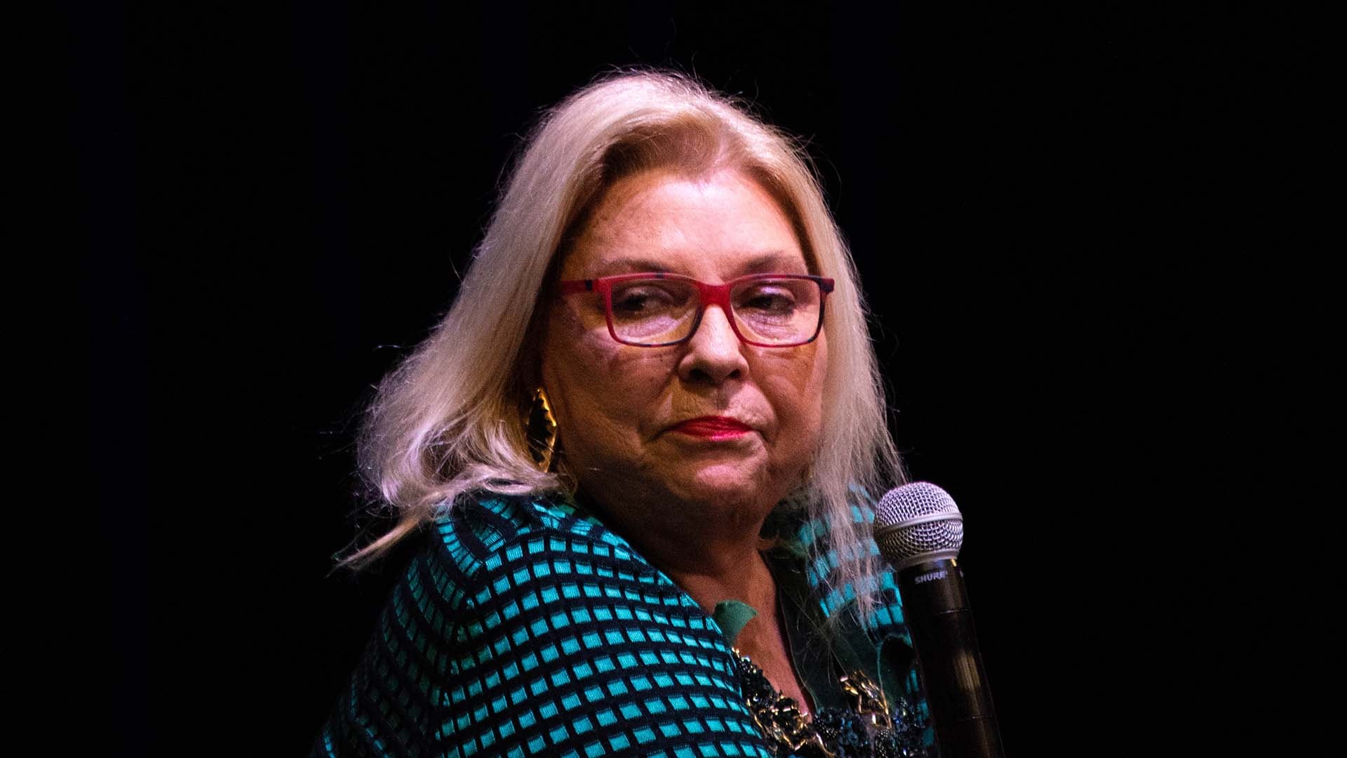 La ex diputada Elisa "Lilita" Carrió (Franco Fafasuli)