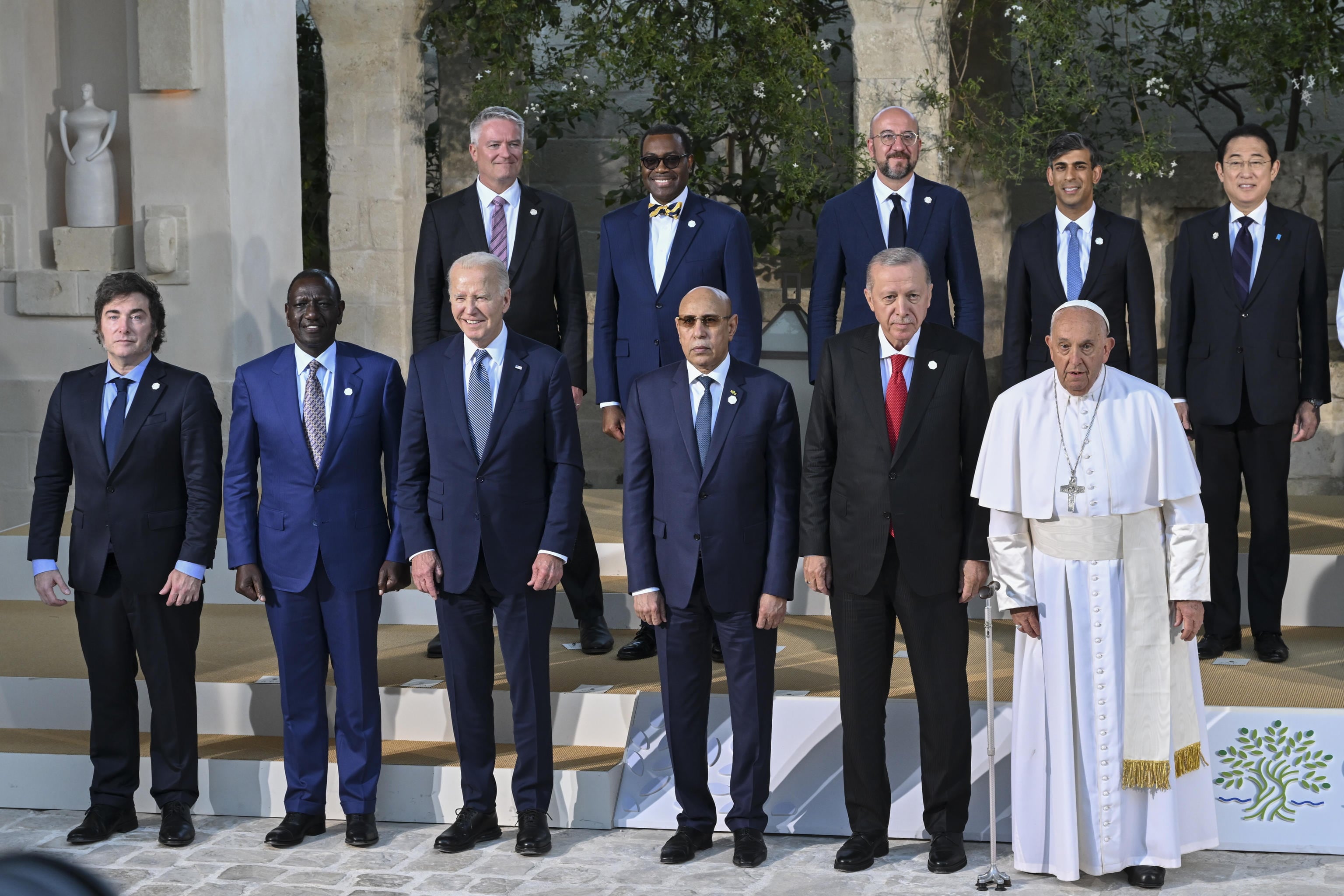 El Presidente junto a otros líderes mundiales 