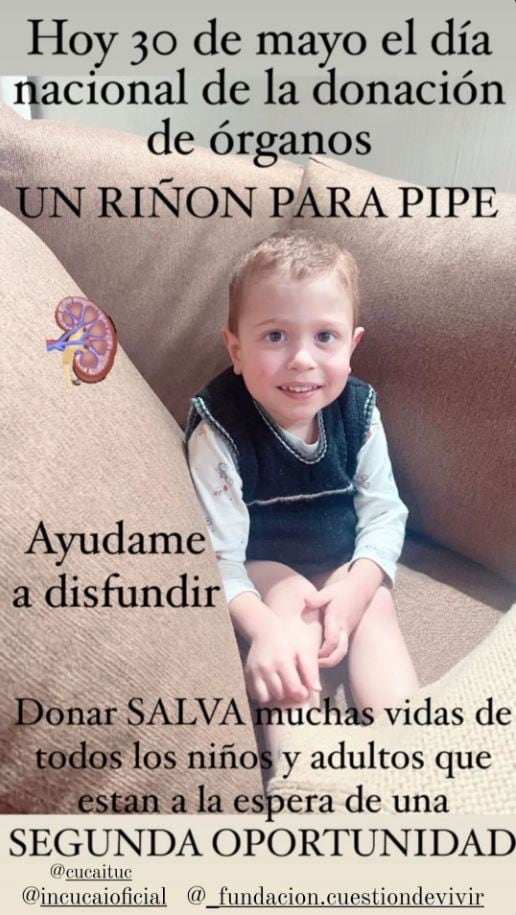 campaña por el hijo de Nicolás Sansotre