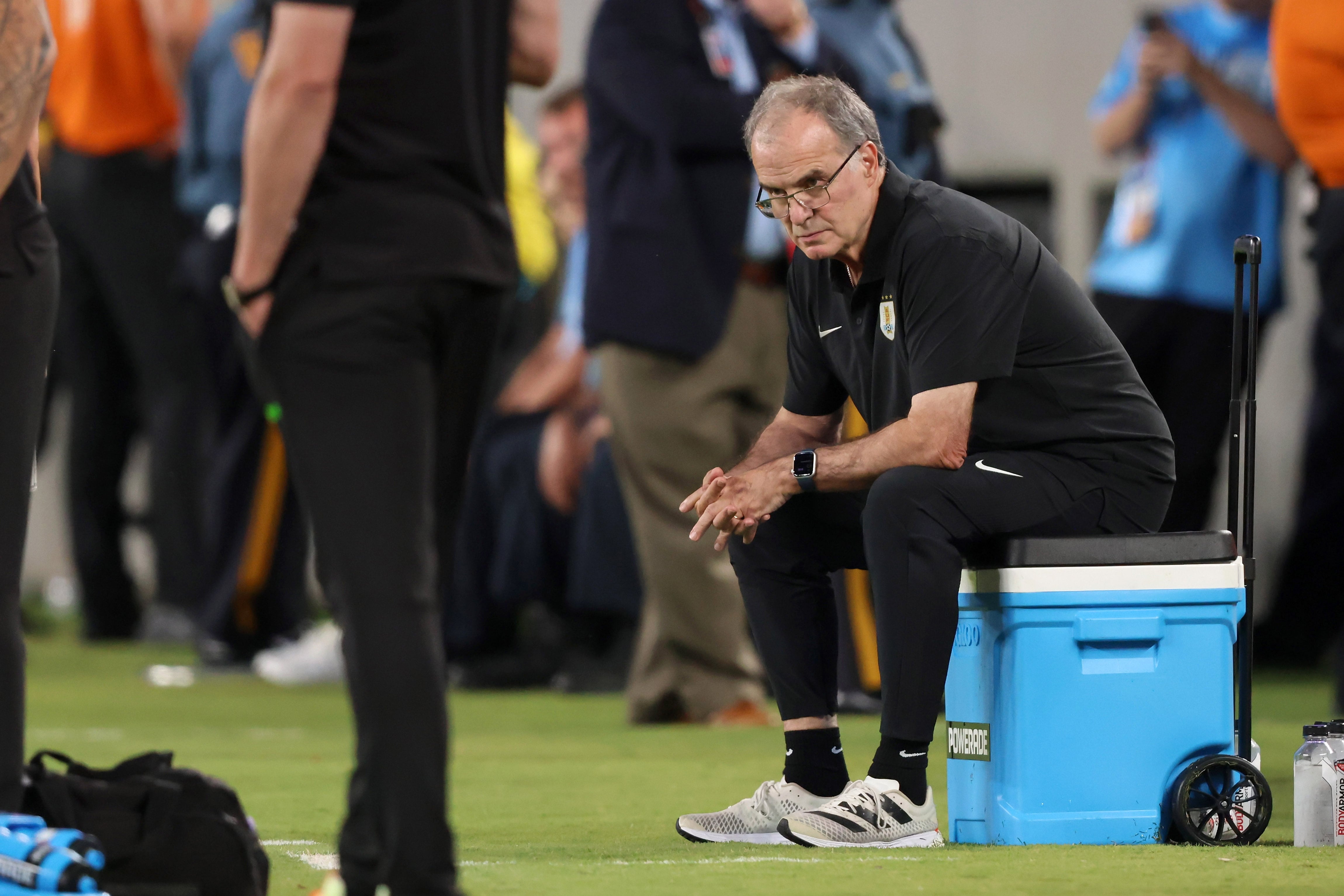 Bielsa buscará llegar a semifinales de la Copa América con Uruguay (Foto: EFE/EPA/JUSTIN LANE)