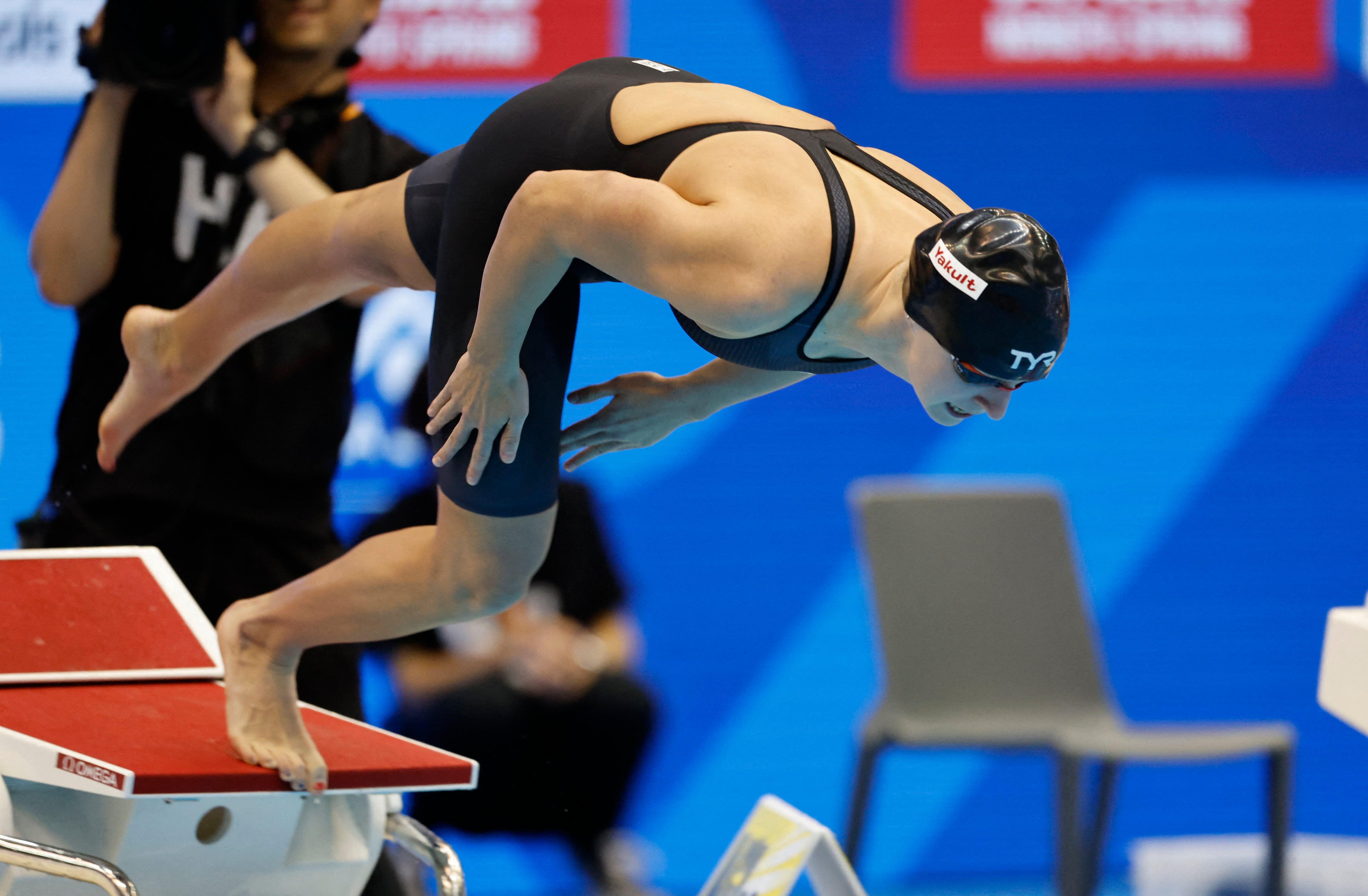 Katia Ledecky, una de las figuras de la natación, estará presente en los Juegos Olímpicos de París 2024 (REUTERS/Stefan Wermuth)