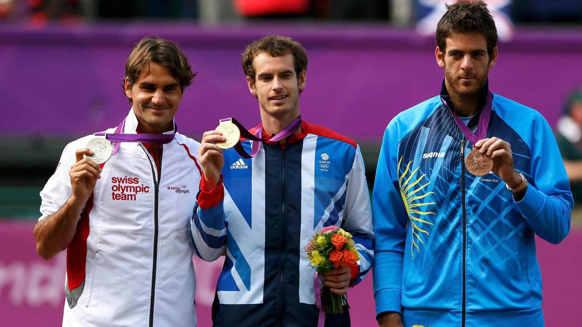 Compartió el podio de Londres 2012 junto a Roger Federer y Juan Martín del Potro