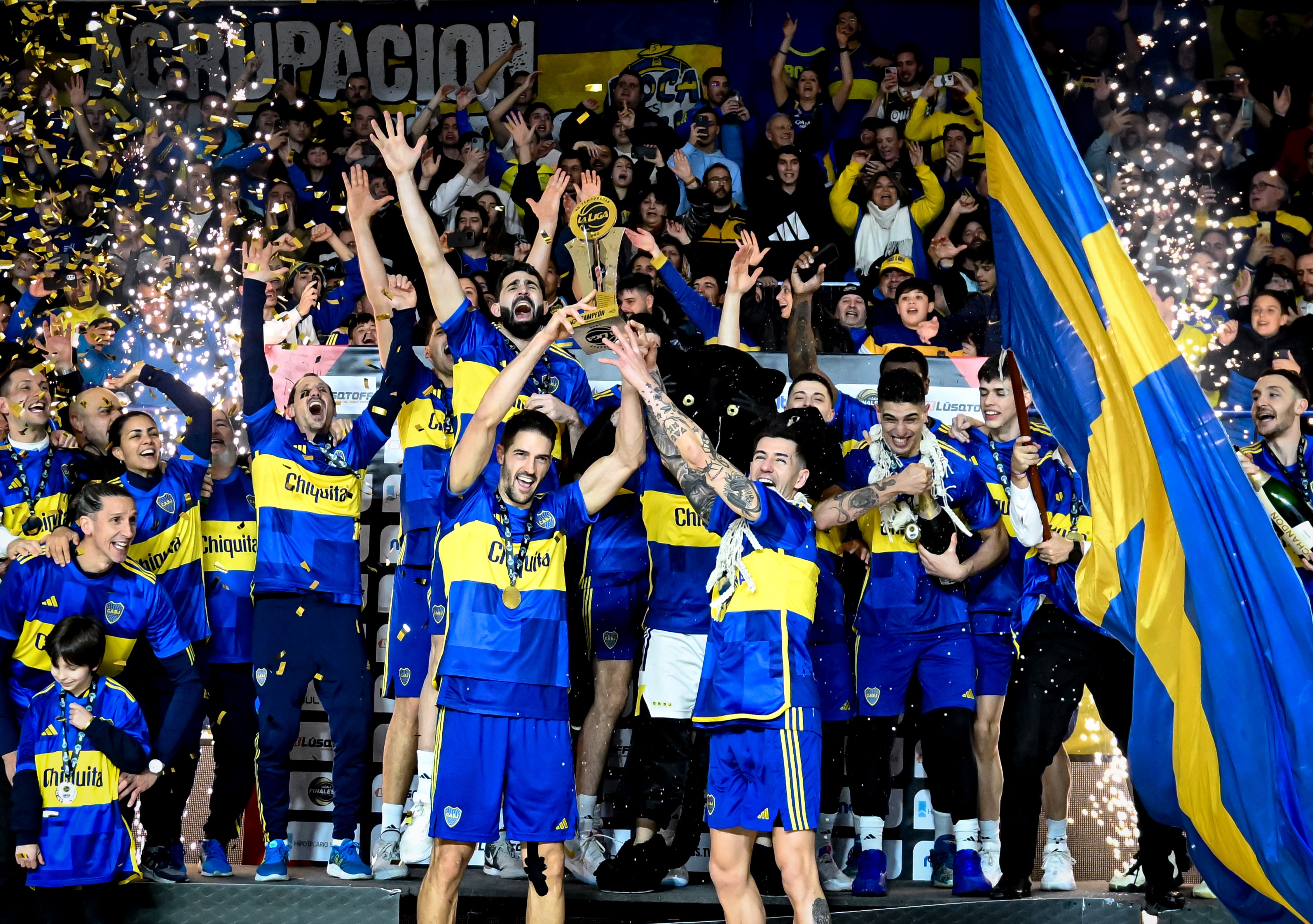 Boca Juniors se consagró campeón de la Liga Nacional de Básquet 2023/24 (Crédito: Marcelo Endelli - Javier Centeno / Liga Nacional)