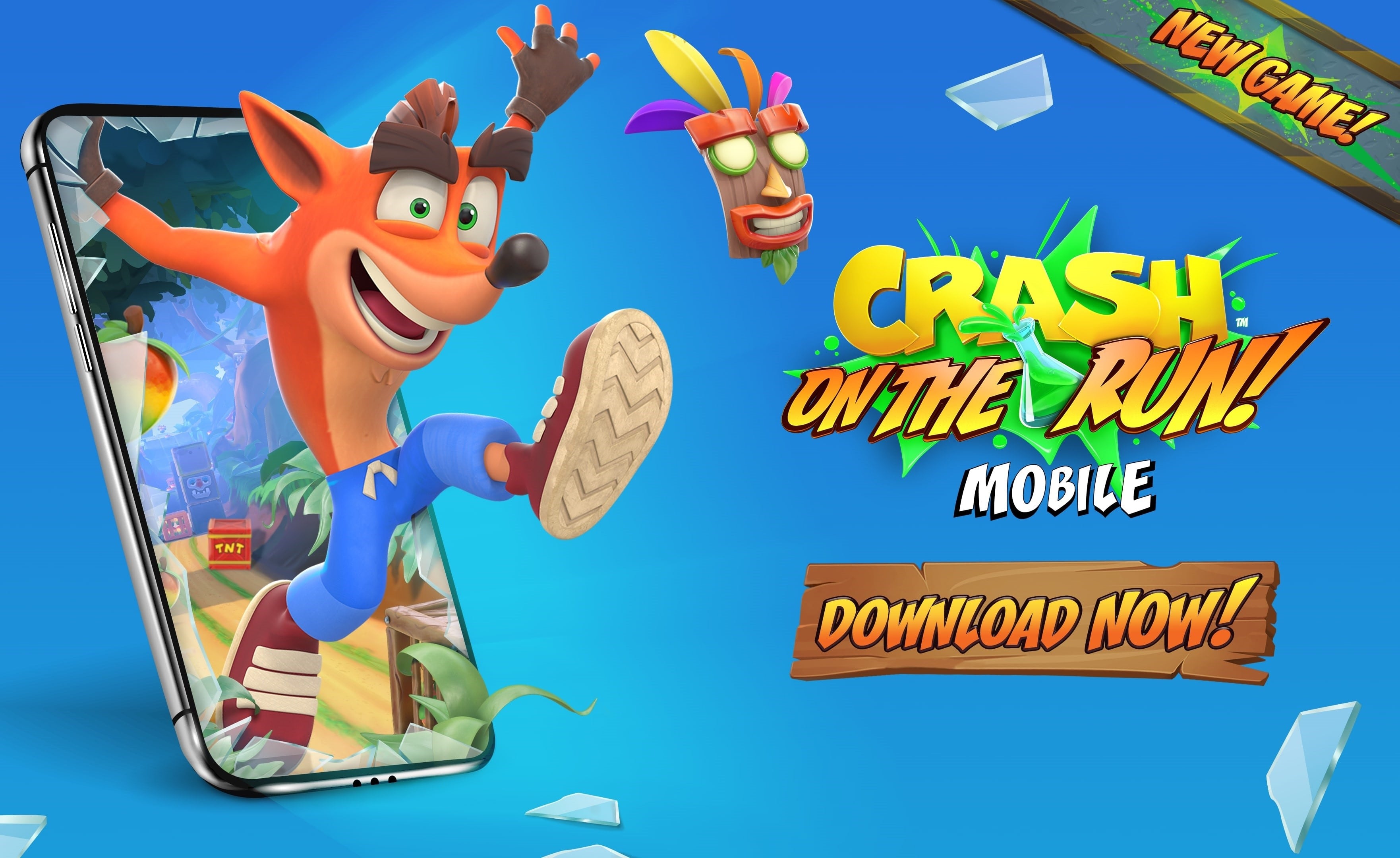 Crash Bandicoot: On the Run! es la versión móvil del juego. (King) 