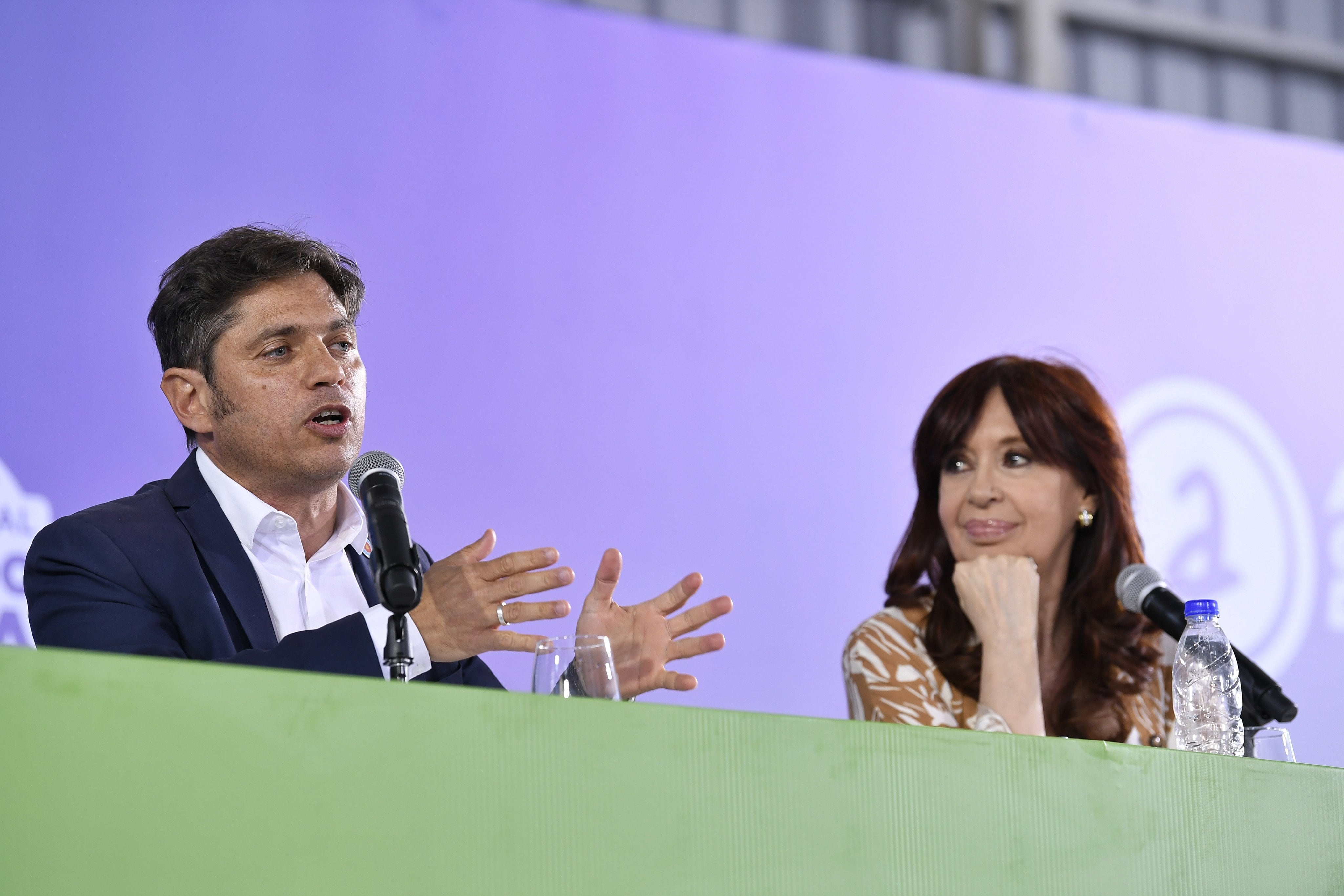 Axel Kicillof y Cristina Kirchner