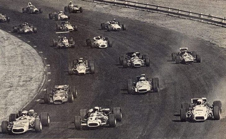 Ganó las 500 Millas de Rafaela en 1969, año en el que fue campeón de la F-1 Mecánica Argentina (Archivo CORSA)