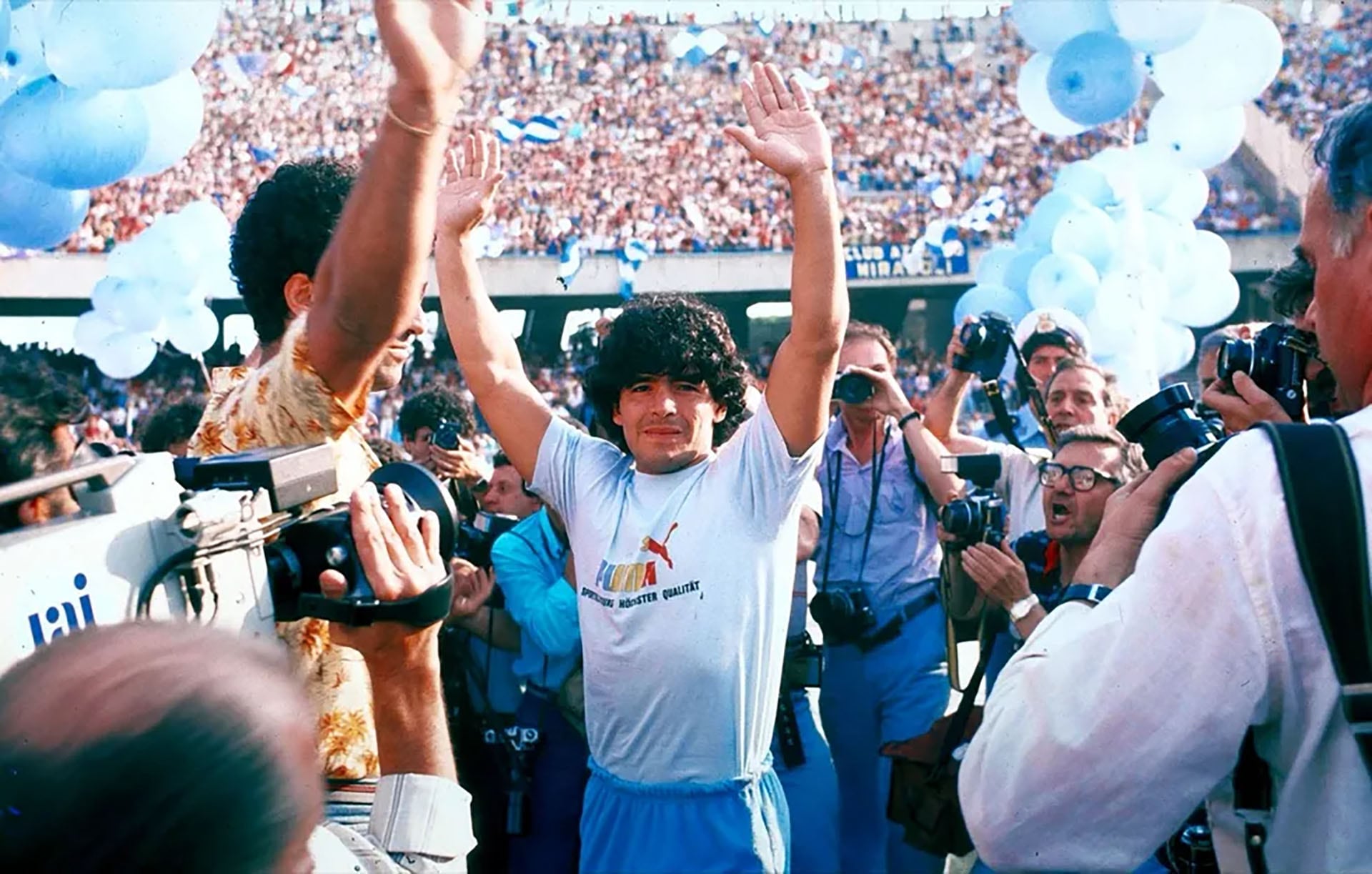 Maradona en Napoli