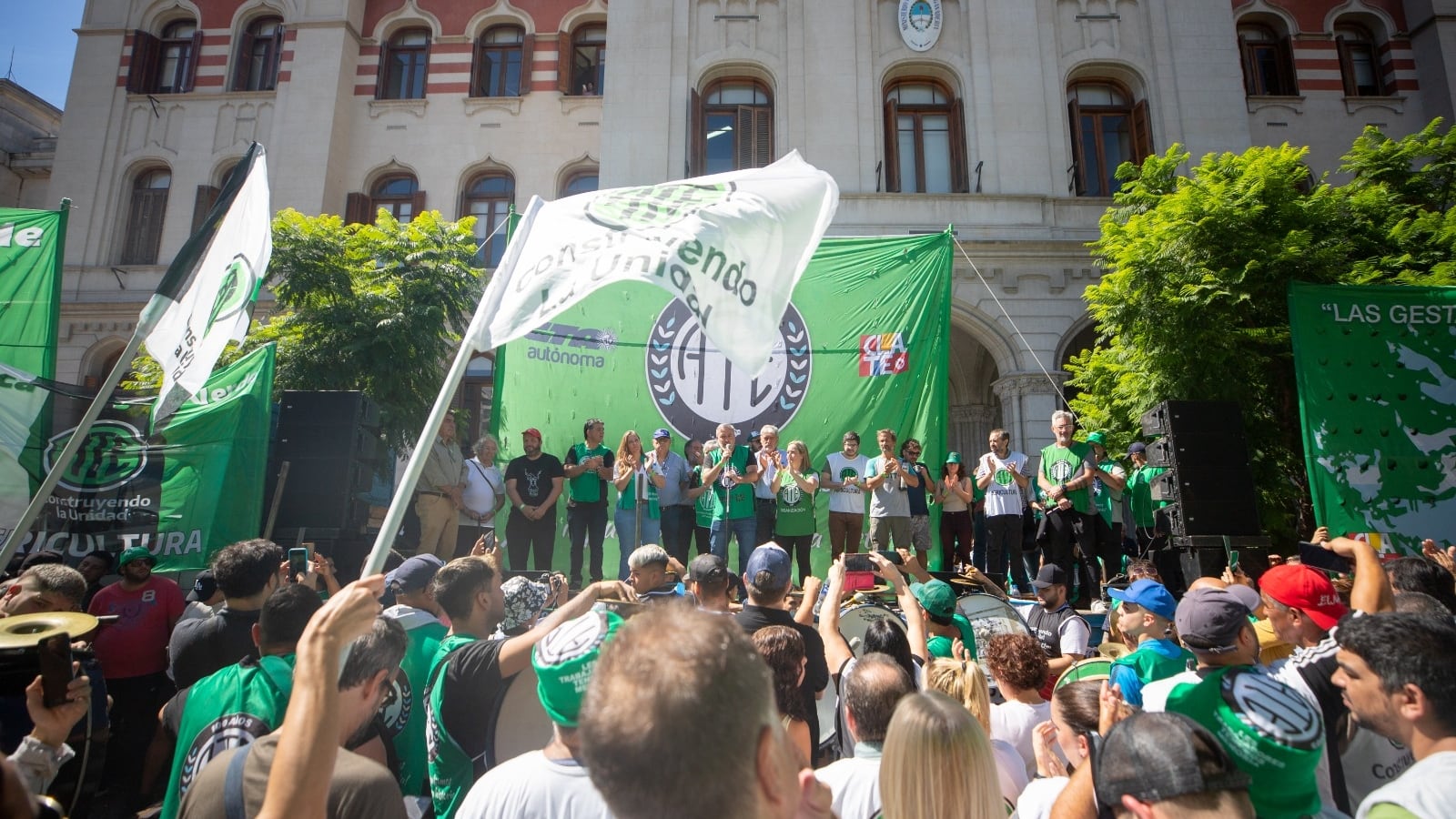 protesta ATE por despidos