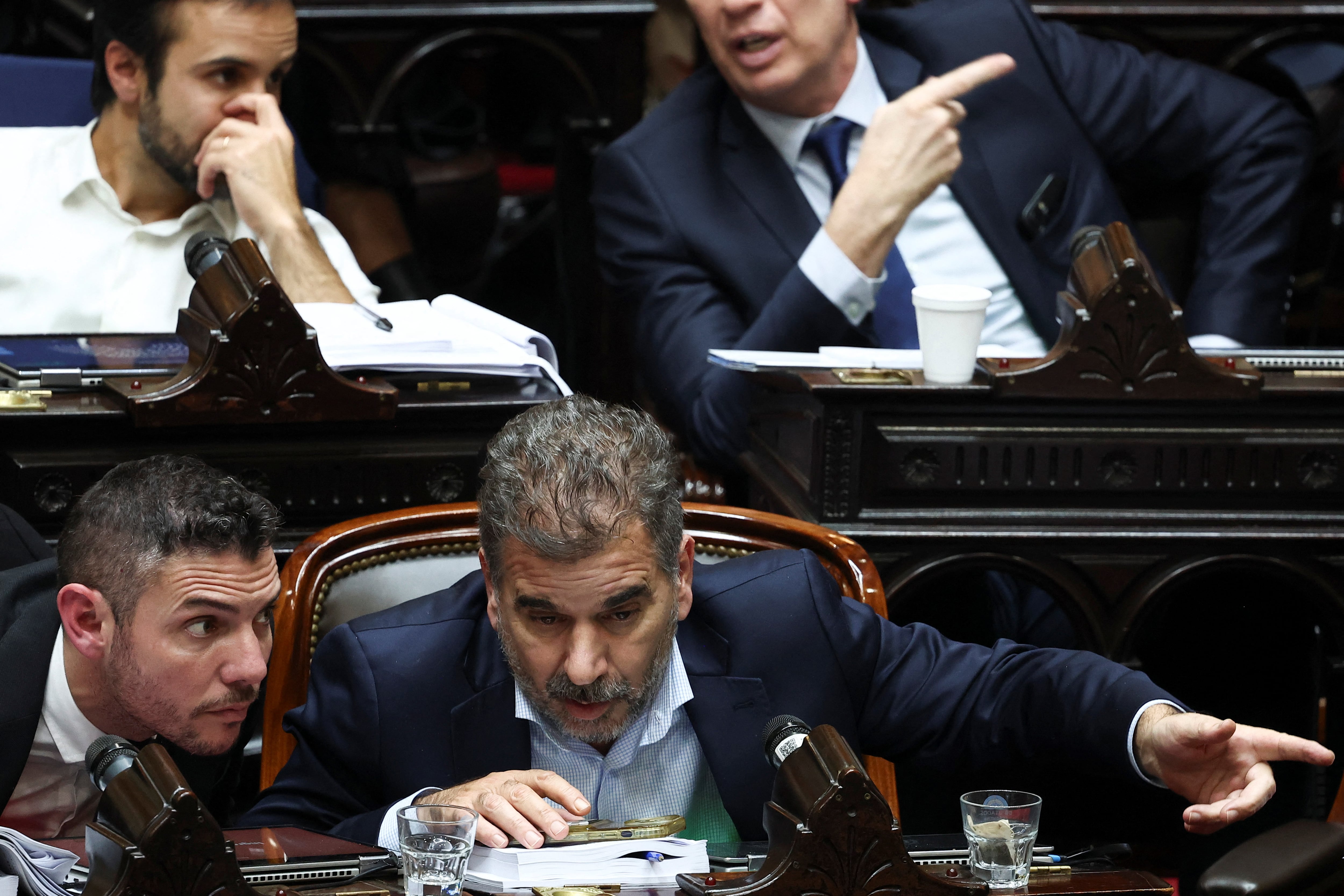 Cristian Ritondo y Damián Arabia, diputados nacionales del PRO