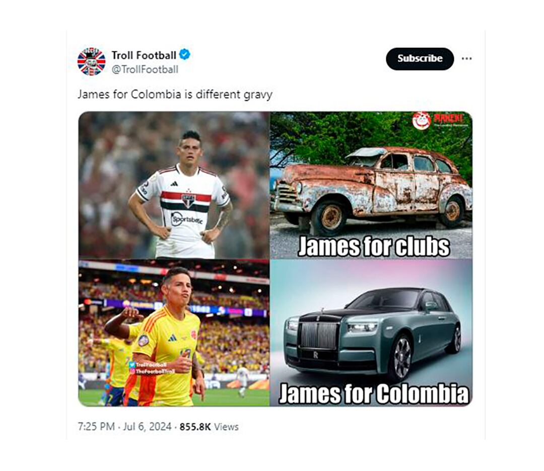 Memes Colombia-Panamá