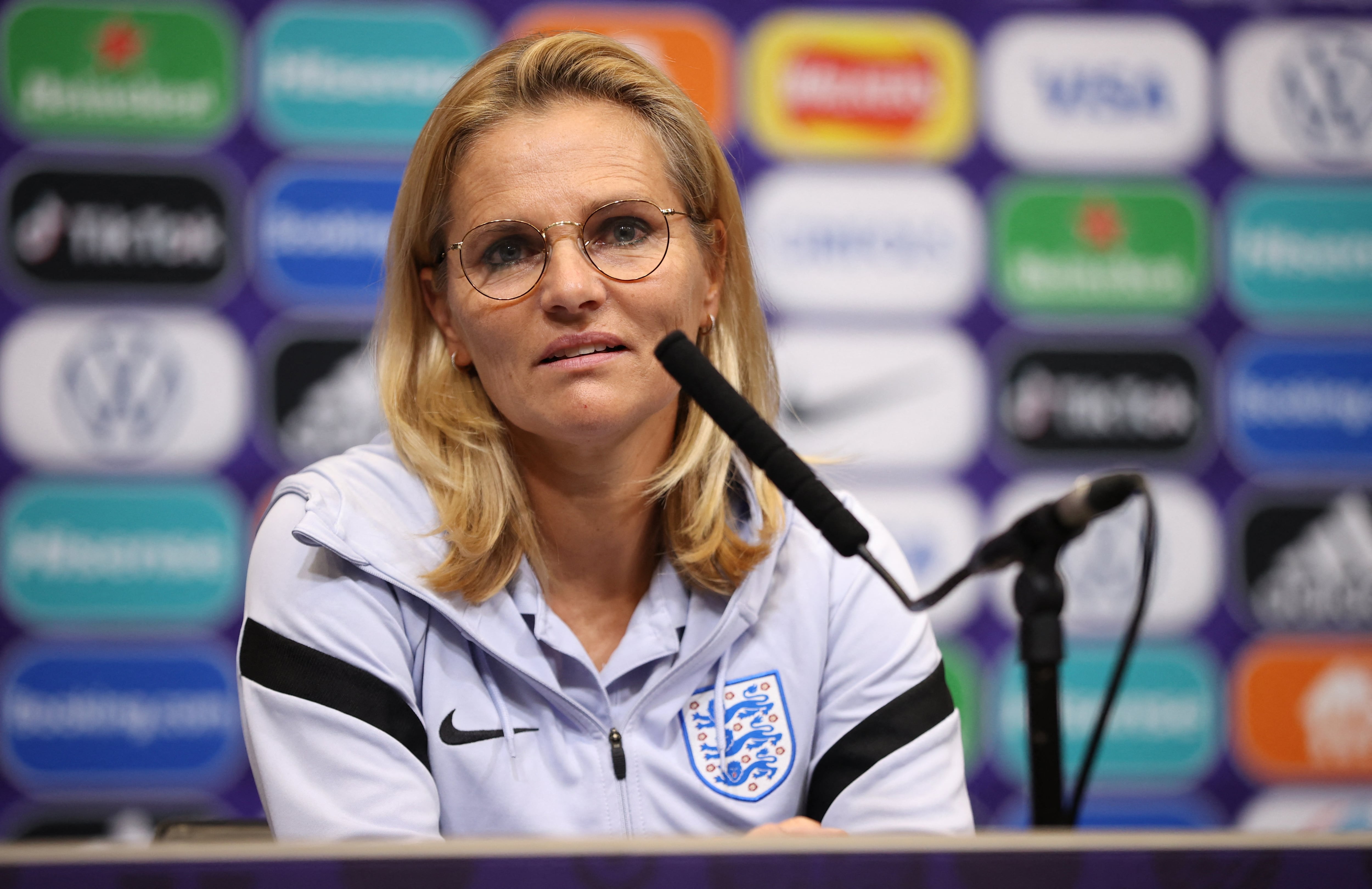 Sarina Wiegman suena para suceder a Gareth Southgate en Inglaterra (REUTERS/Molly Darlington)