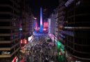 Los festejos de los hinchas argentinos en el Obelisco desde el drone de Infobae