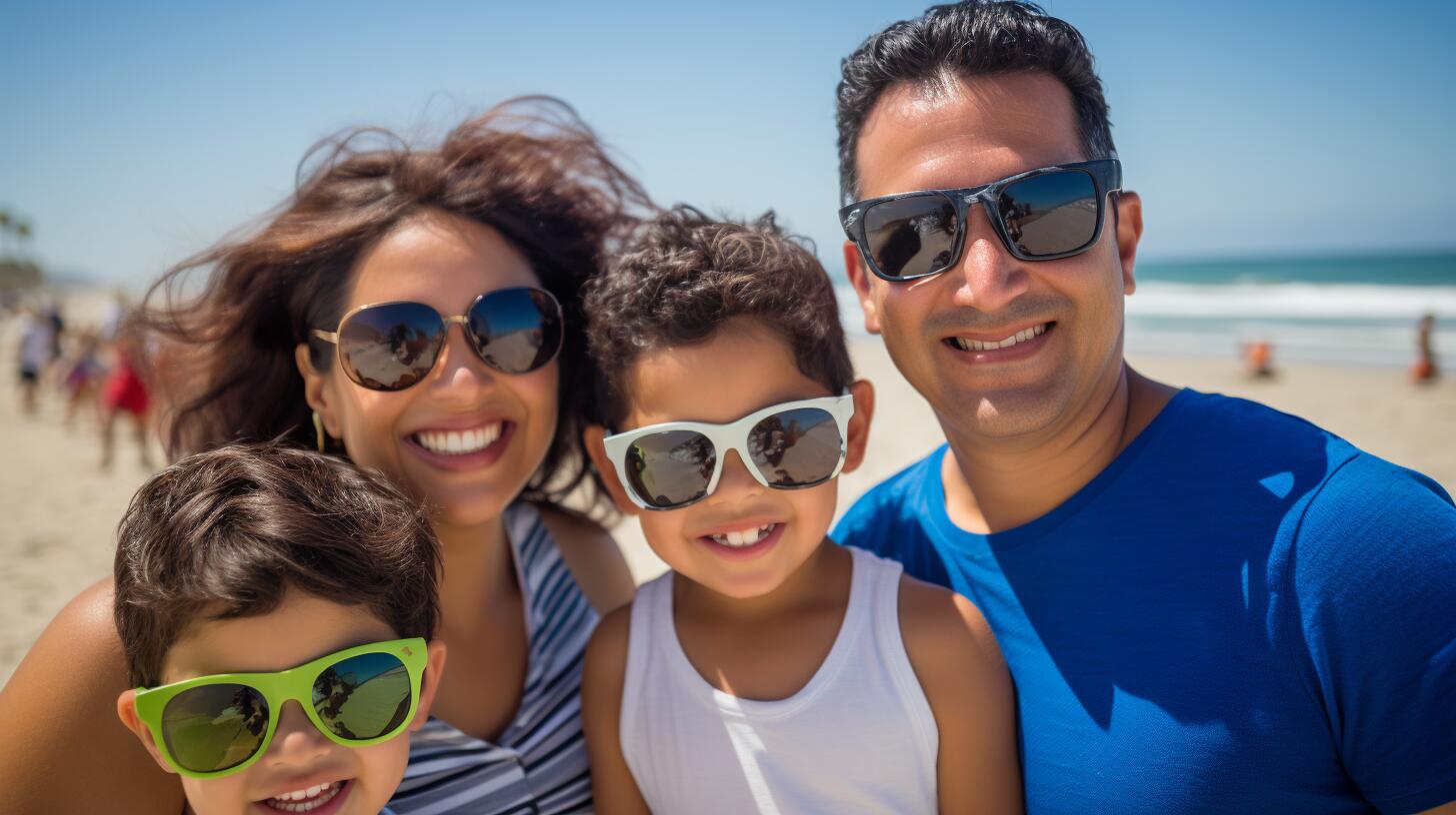 Imagen de una familia disfrutando en la playa durante unas vacaciones de verano. Alegría, sol y conexión familiar mientras las olas acarician la costa. Día perfecto de descanso. (Imagen ilustrativa Infobae)