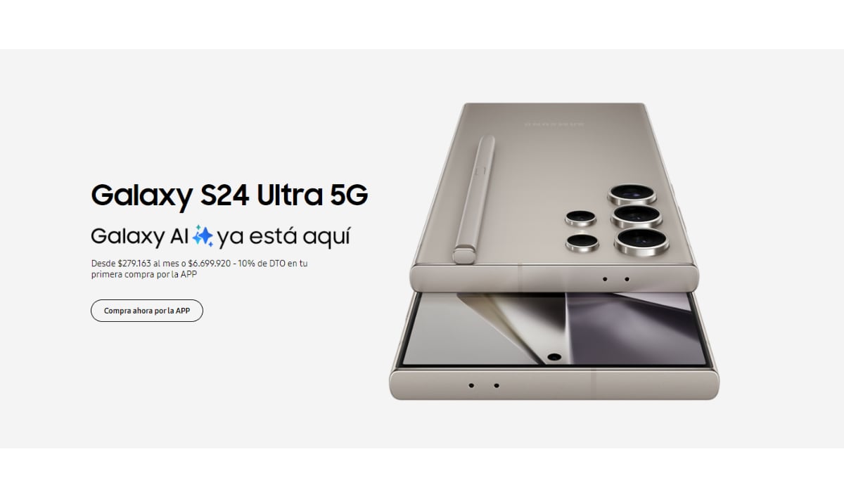 Este modelo de Samsung viene en cuatro colores, entre esos el gris titanio. (Samsung)