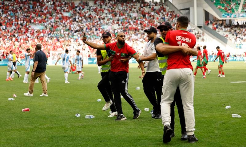 Fernando Mitjans: "Deberían quitarle los puntos a Marruecos por la invasión de campo de sus hinchas" (REUTERS/Thaier Al-Sudani)