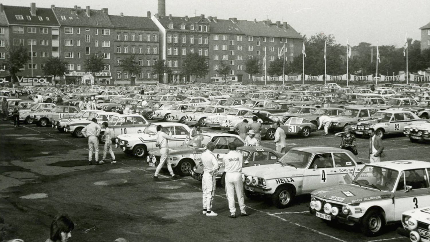 El Olimpia Rally en los Juegos de Múnich 1972 tuvo 340 autos (Archivo CORSA)