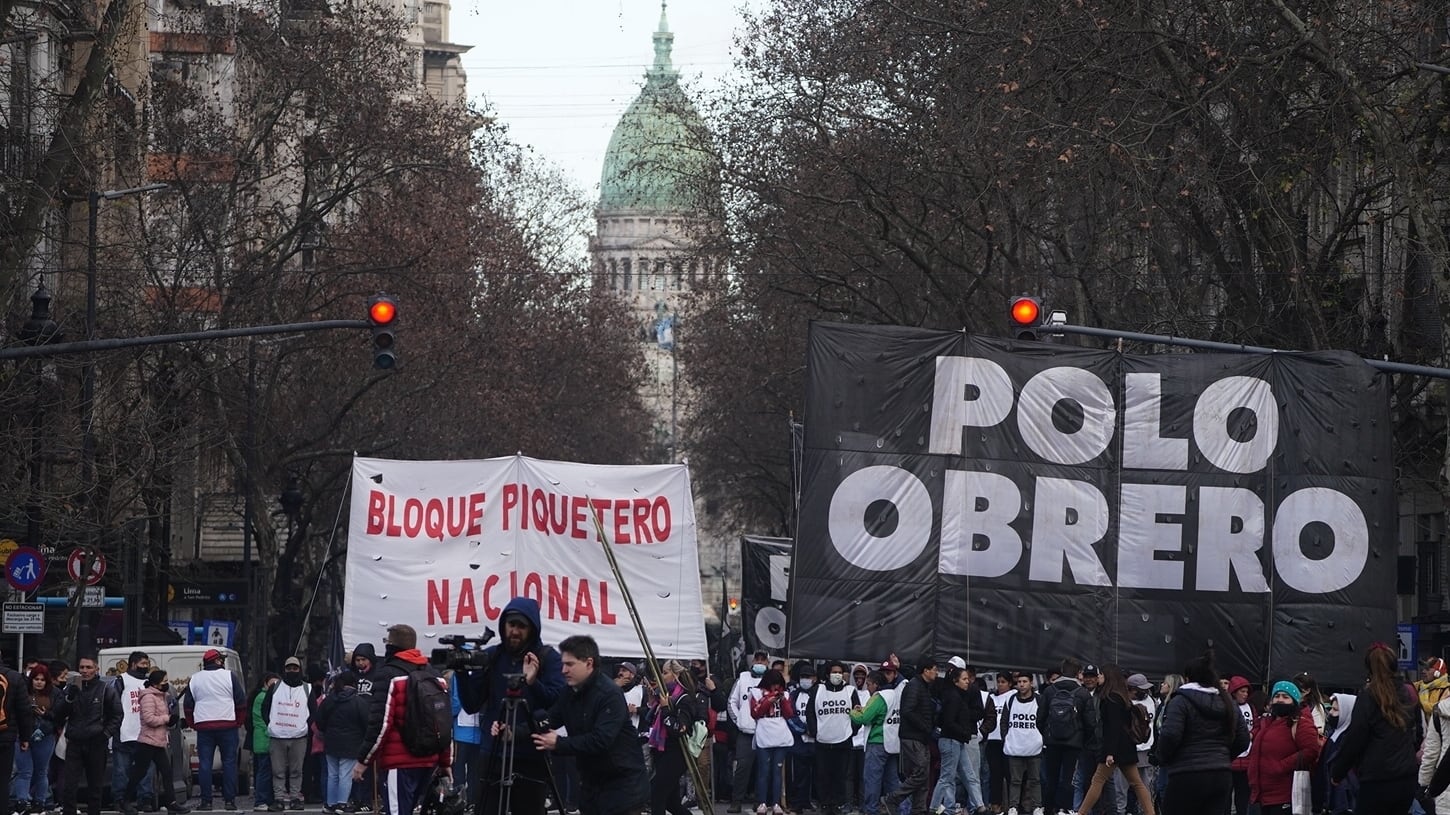 marcha piquete plaza de mayo polo obreo